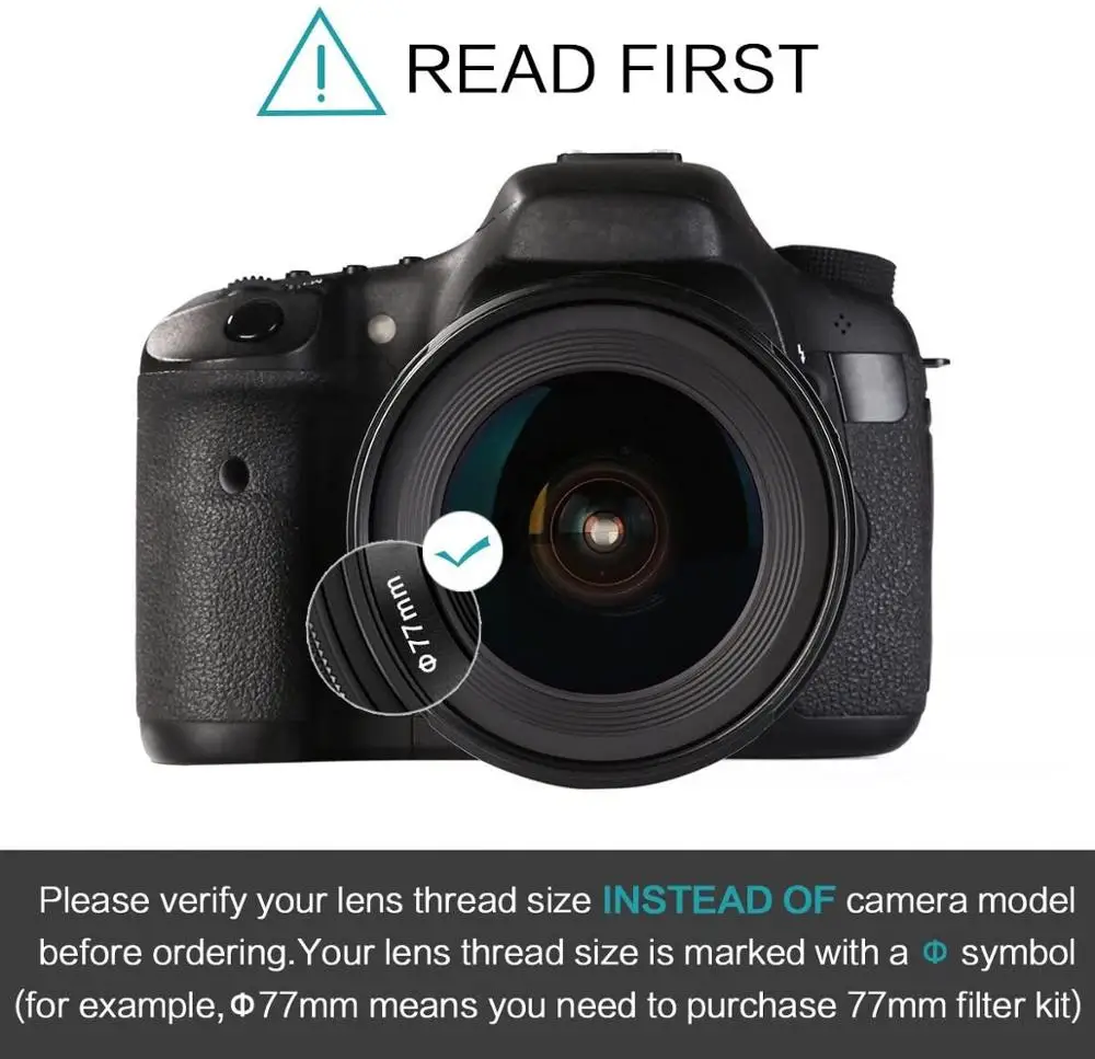 K & F CONCEPT 3 шт 72 мм ND УФ фильтр CPL наборы фильтров сумки камеры|lens filter|filter pouchfilter set |