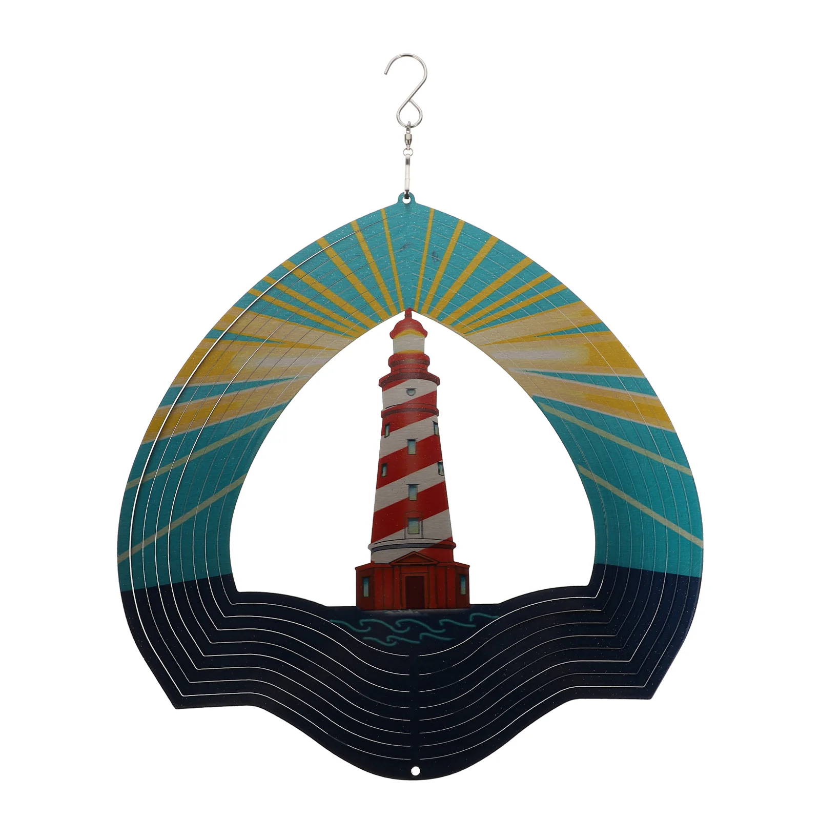 

3D Wind Chime Rotating Wind Chime Hanging Decor Stainless Steel Wind Bell Decor