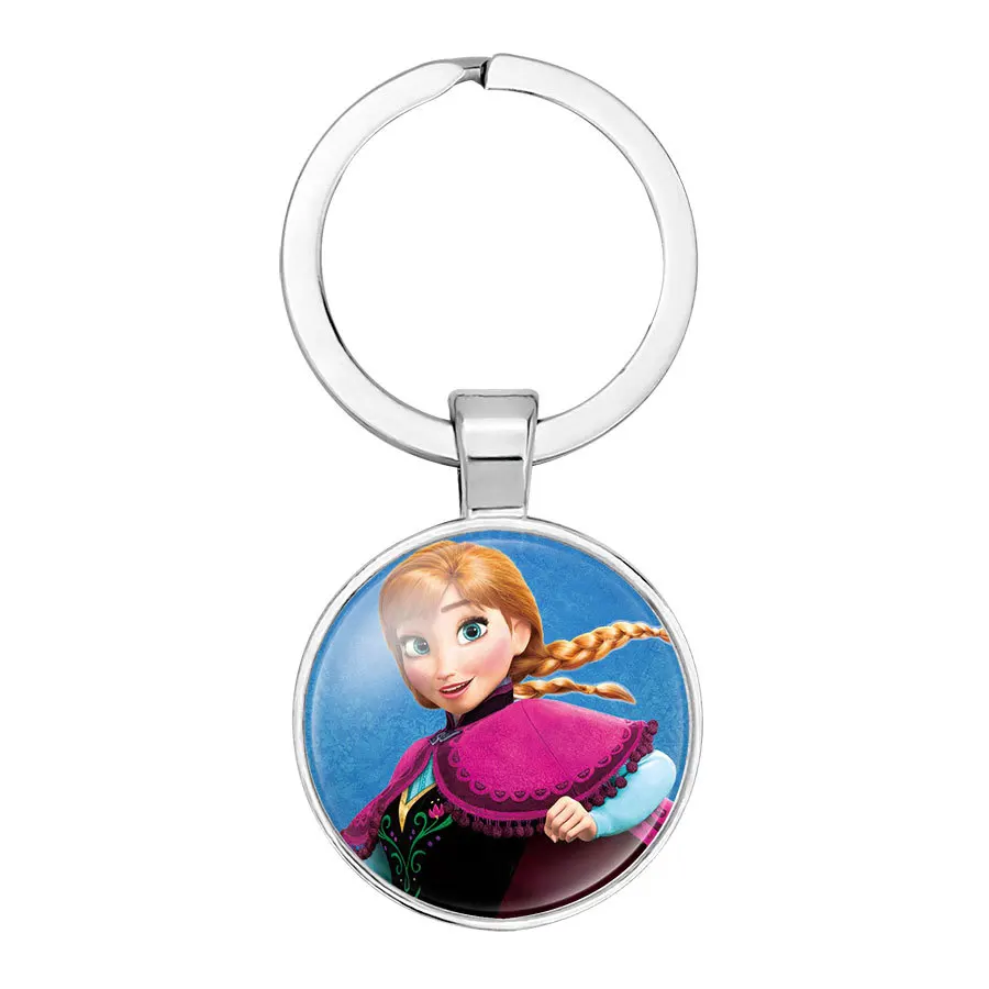 Эльзы и принцессы Анны из мультфильма Холодное сердце брелок со стеклянным