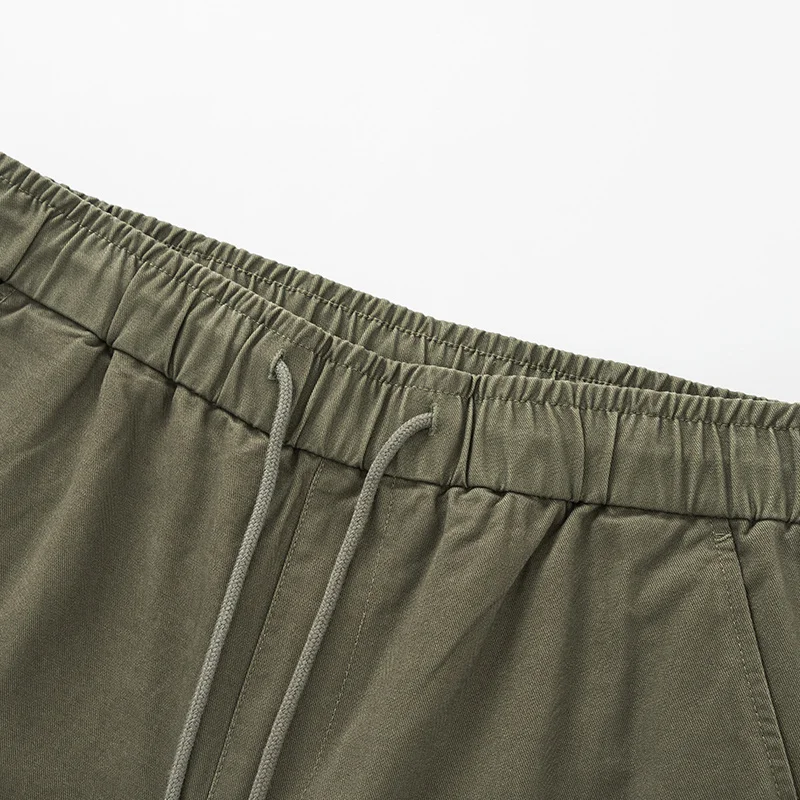 Брюки SEMIR мужские с поясом на резинке повседневные модные штаны завязками весна