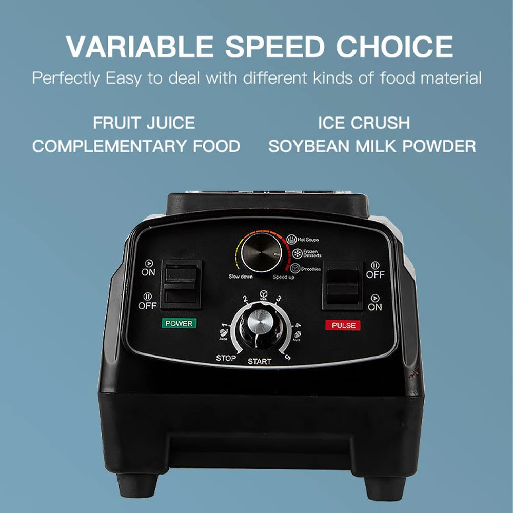 Сверхмощный блендер миксер коммерческого класса соковыжималка комбайн для
