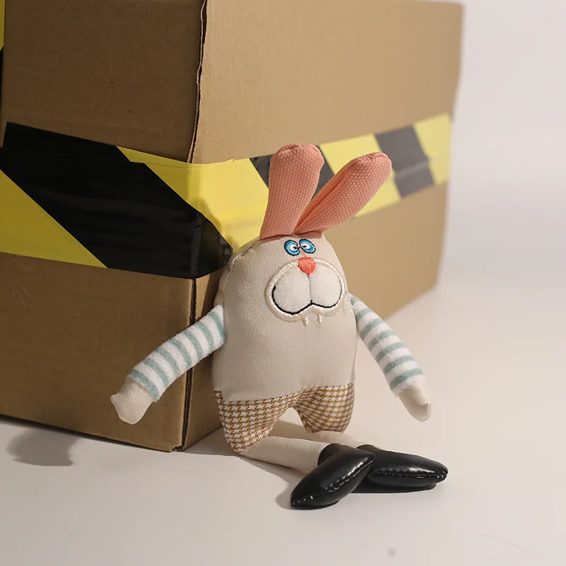 

Cute Cartoon Bunny Plush Dolls Keychain Kawaii Rabbit Keychain for Bags Backpack Pendant Decoration Baby Plushie Stuffed Toys