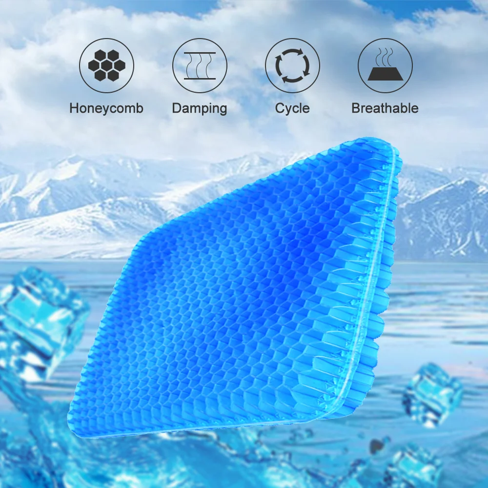 Силиконовая гелевая Подушка для льда дышащая прохладная мягкая удобная уличная