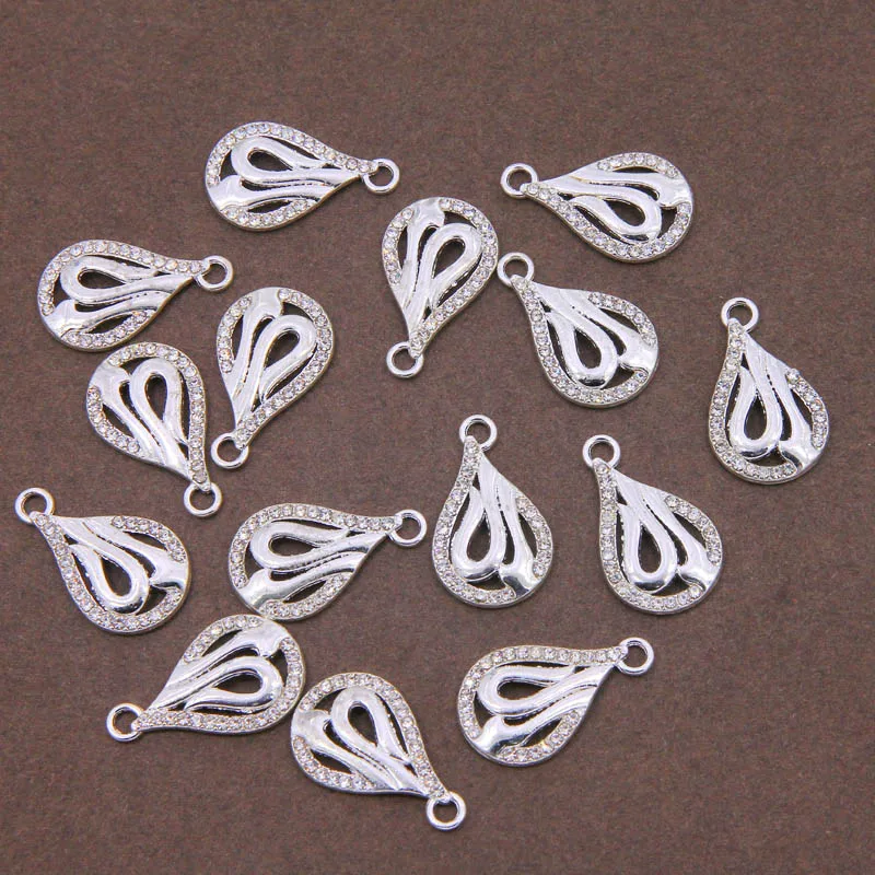 6 шт. оптовая продажа подвеска в форме капли для арабских женщин золотого цвета