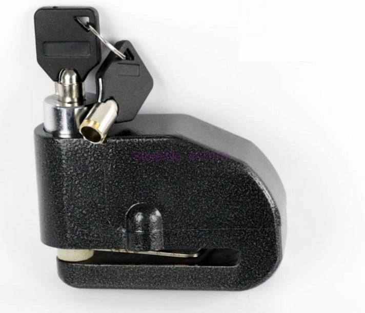 Сигнализация для мотоцикла велосипеда скутера противоугонная с замком колес 100