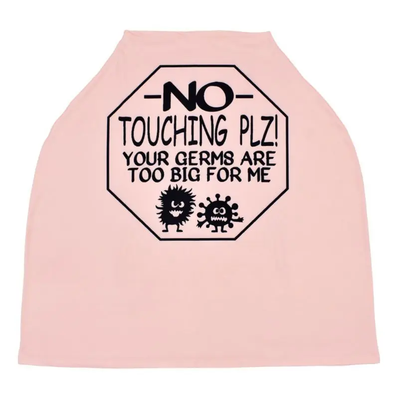 

Stroller Nursing Cover No Touching Sign Breastfeeding Scarf Infant Breathable Stretchy Carseat Canopy