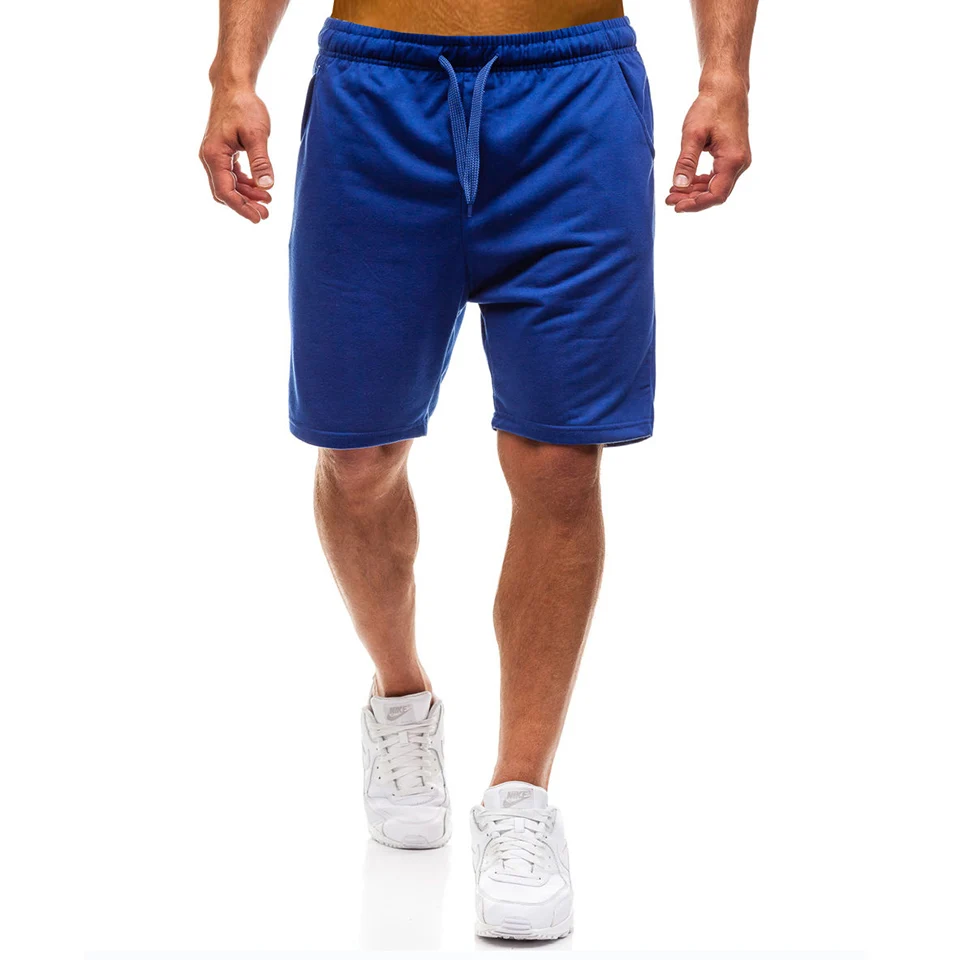 

Men's running shorts running fitness running fitness shorts beach pants summer fashion leisure sports fitness solid color shorts