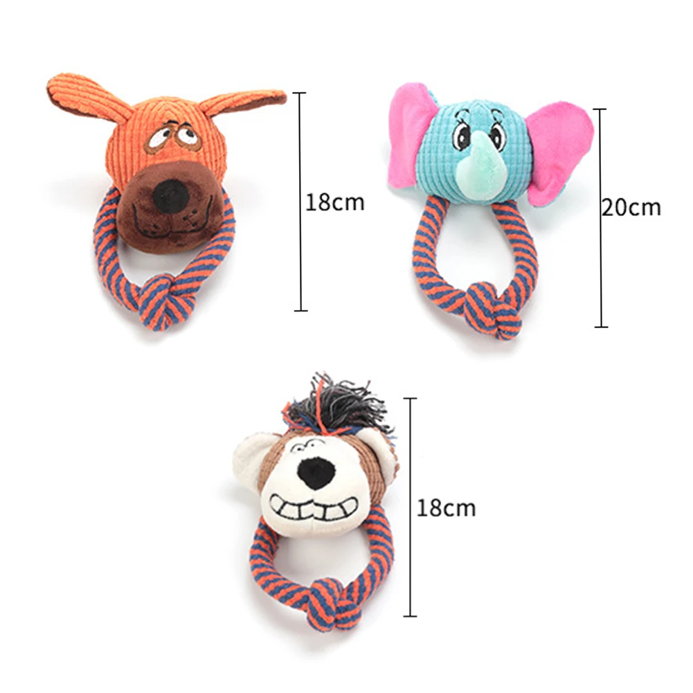 

Dog Chew Toys for Small Medium Dogs Bite Resistant Dog Squeaky Elephant Toys Interactive Squeak Puppy Dog Toy Pets Supplies