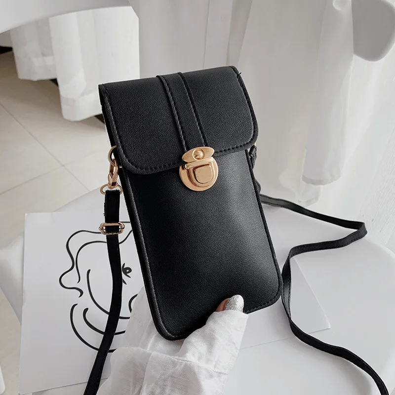 2020 новый мобильный телефон с сенсорным экраном кошелек для смартфона кожаный на