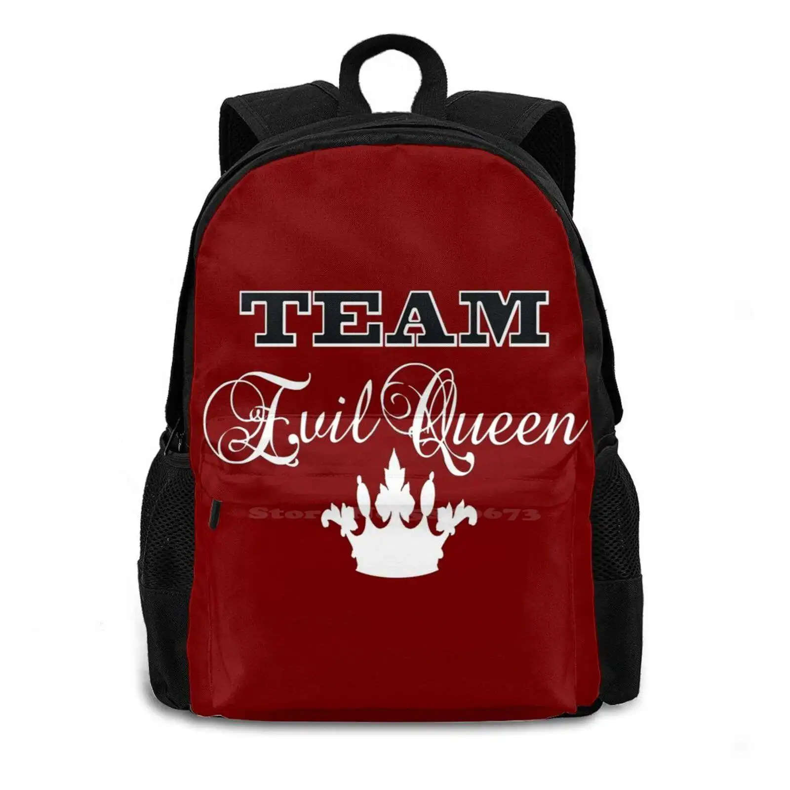 Team Evil Queen Лидер продаж Школьный рюкзак Модные сумки Once Upon A Time Oncers Ouat Outlaw Abc Lana Parilla