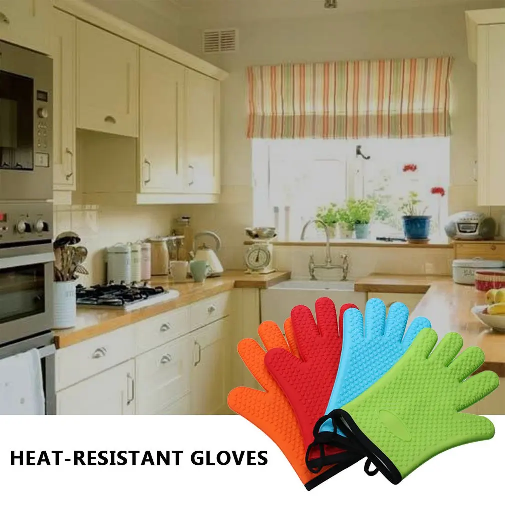 Утолщенные силиконовые кухонные принадлежности для готовки Нескользящие супер
