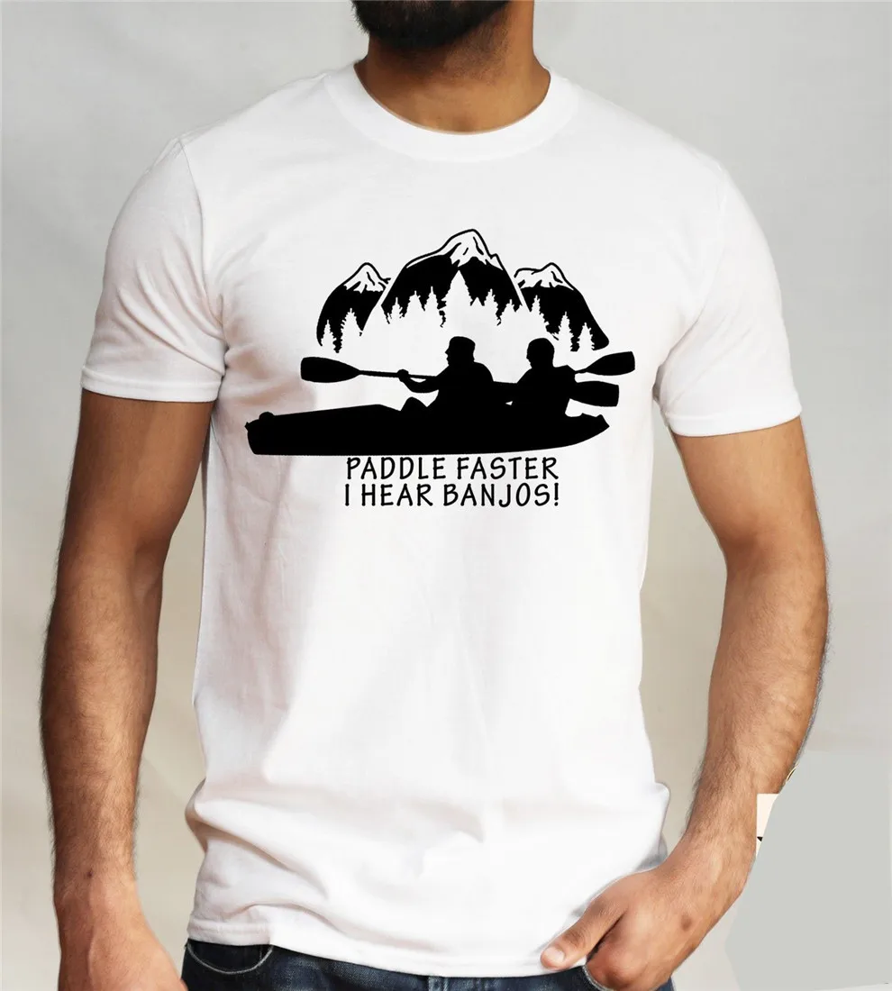 Оригинальная Мужская футболка в стиле ретро с надписью I Hear Banjos размеры s-xxl |