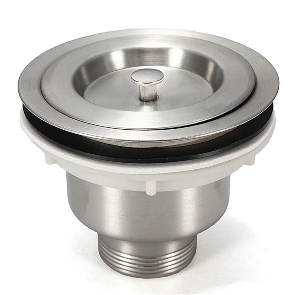 

35mm drain hole Stainless Steel Kitchen Sink Filter Sewer Drain Strainer Assembly Cover Waste Stopper Strainer and Basket