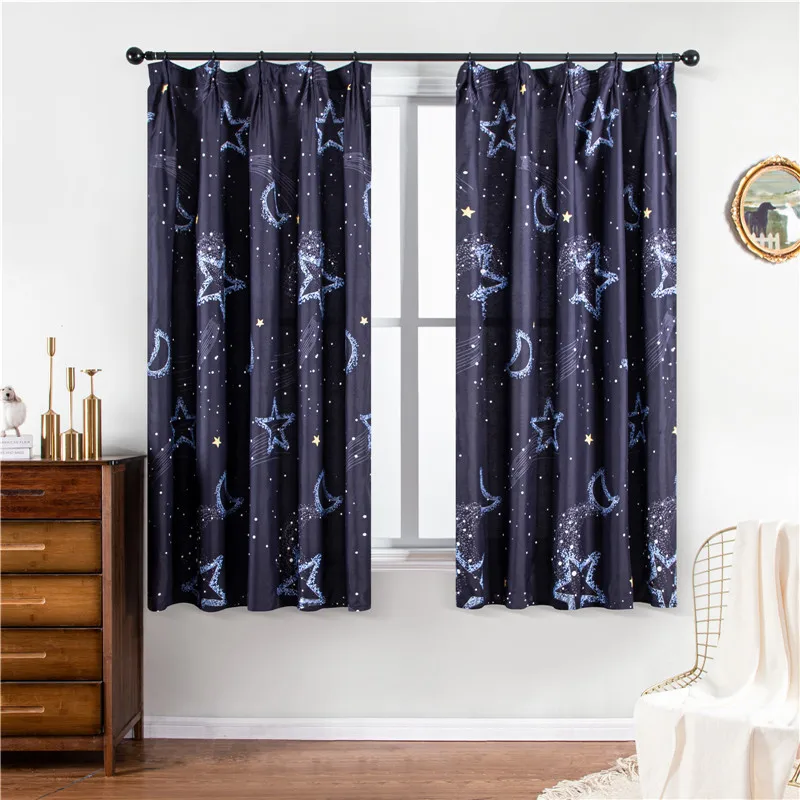 Геометрические занавески для гостиной Детские с принтом растений спальни