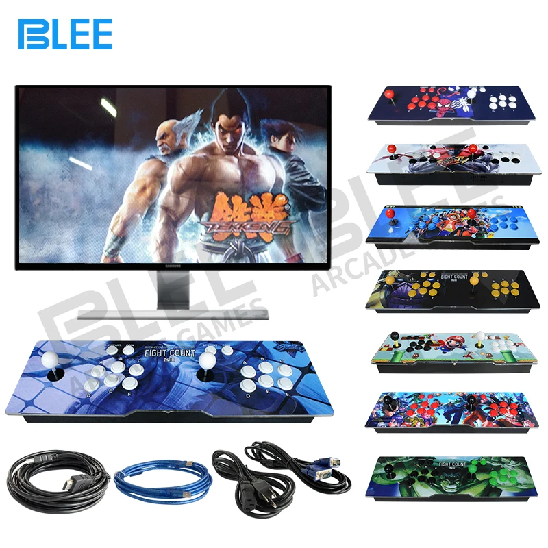 3D игра Pandora 2448 в 1 Аркада видео игровая консоль 2 игрока машина с 134 игр WIFI Dowanland игры