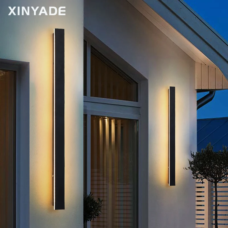 

Outdoor wall lamp modern IP65 waterproof Door light 110V staircase garden aluminum indoor bedroom living room decorative llights