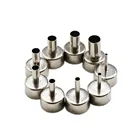 8 шт.лот, 21 мм Универсальная сопла, паяльная станция, тепловые станции, пистолеты, сопла для 858 858A 858D + 8586, аксессуары, сварочные сопла