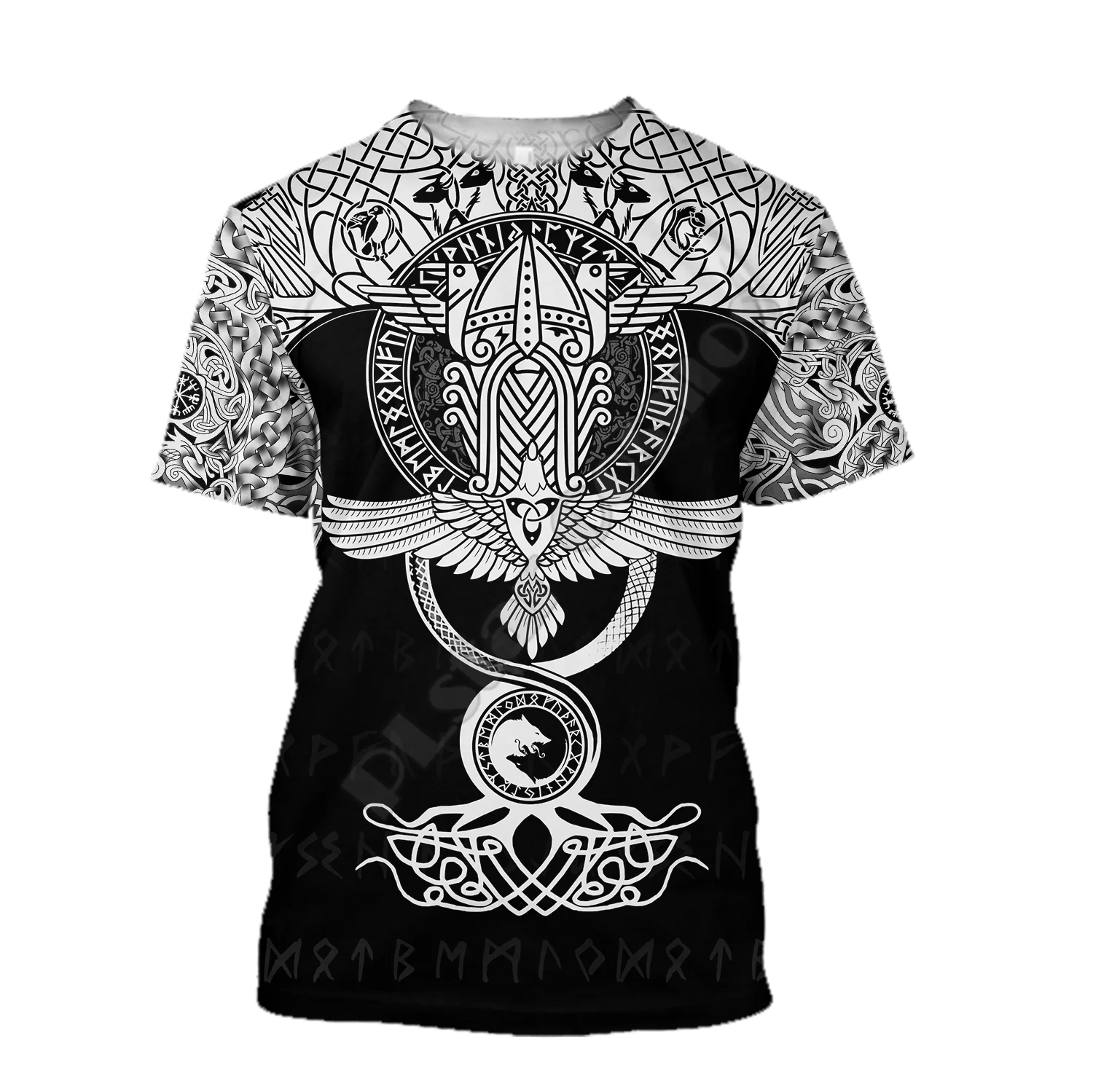 

Valknut Viking 3D All Over Printed t shirts women for men Summer Casual Tees Short Sleeve T-shirts Cosplay Costumes 02