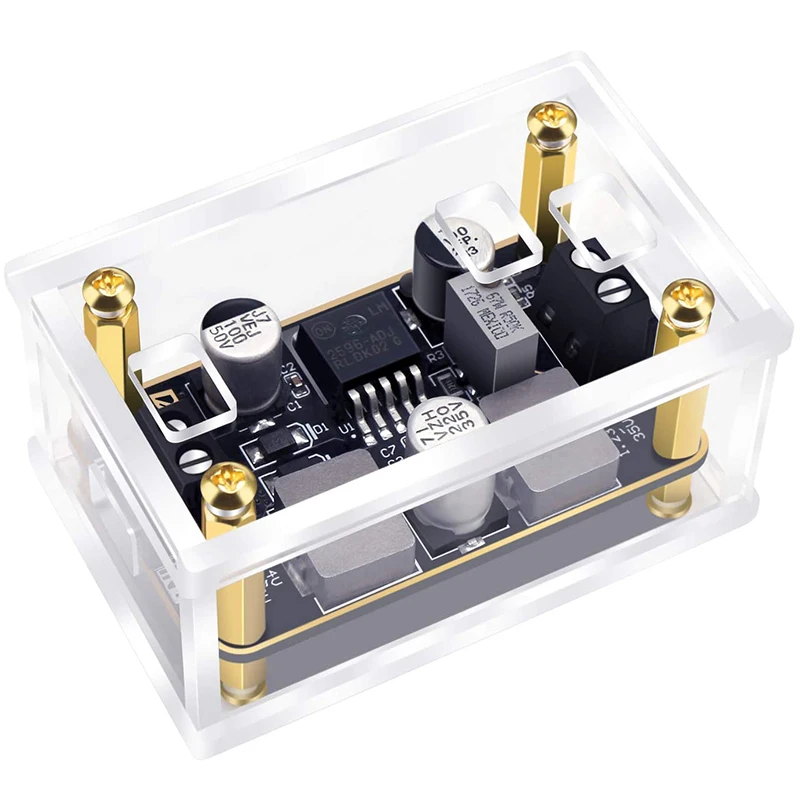 

Понижающий преобразователь доска, DC-DC Напряжение регулятор 4-40V до 1,23-35 в 3A Шаг вниз Питание модуль LM2596