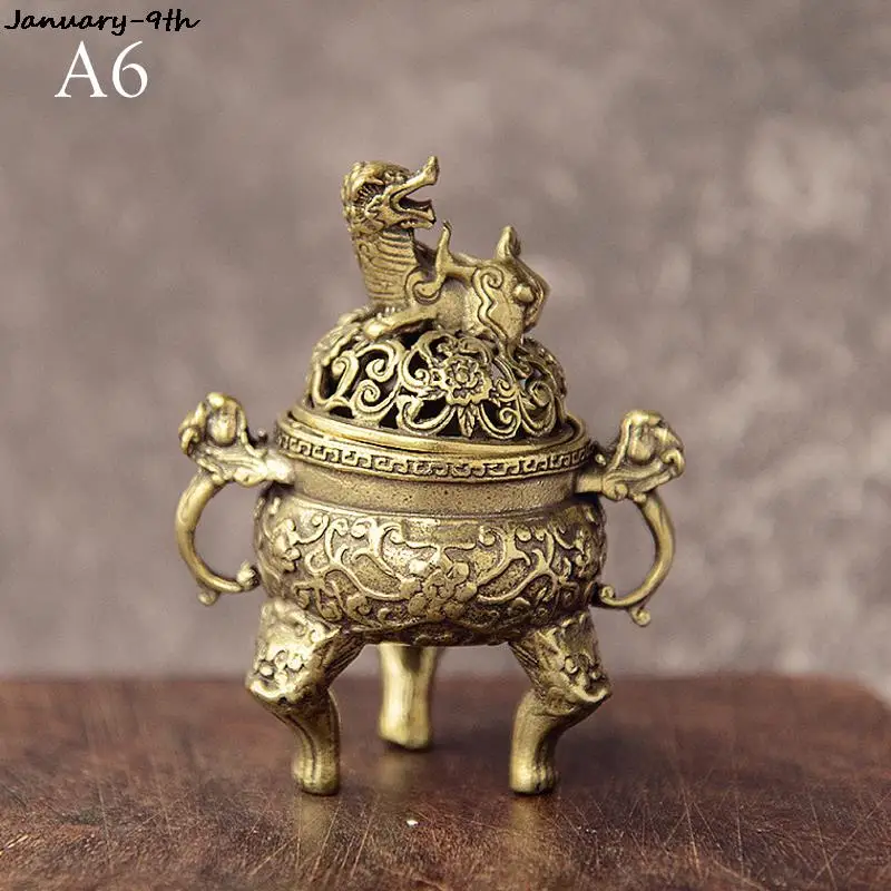

Античная латунная кадильница YOWEI