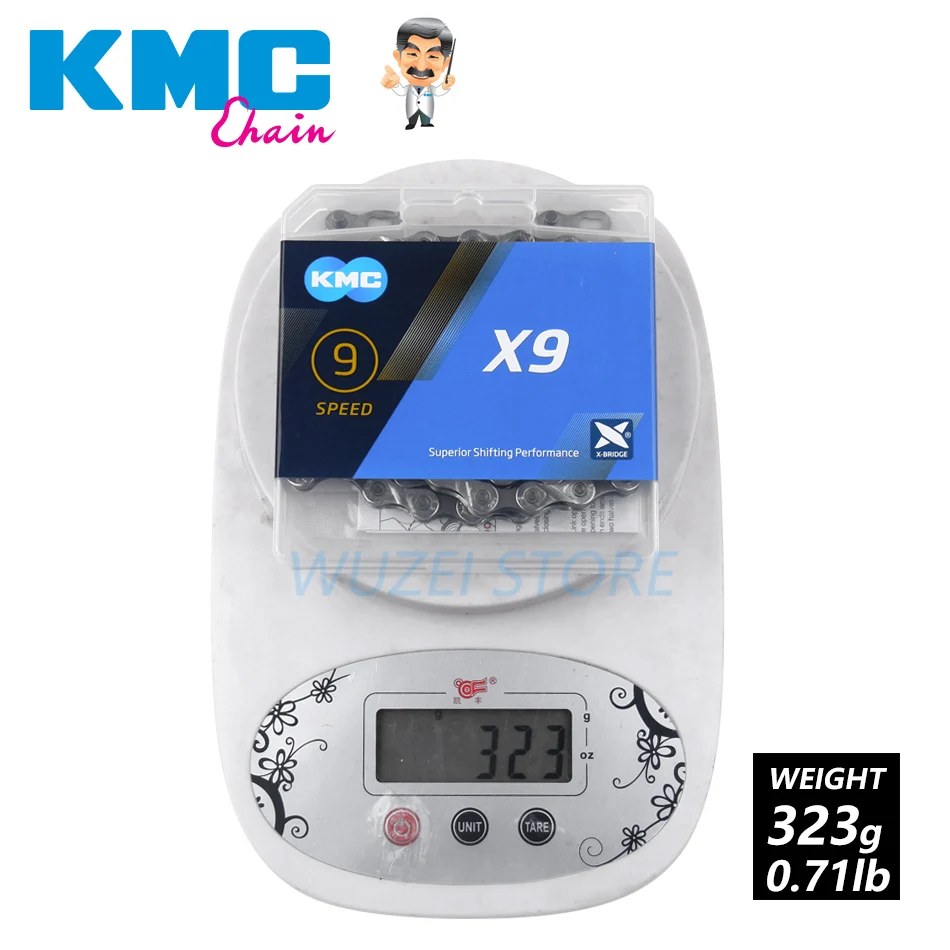 КМК цепи 8/9/10/11/12 Скорость цепи X8 X9 X10 X11 X12 Z8.3 X8PL Z9 X9L X11EL HV408 MTB дорожный велосипед инструмент для демонтажа цепи велосипеда - Цвет: X9