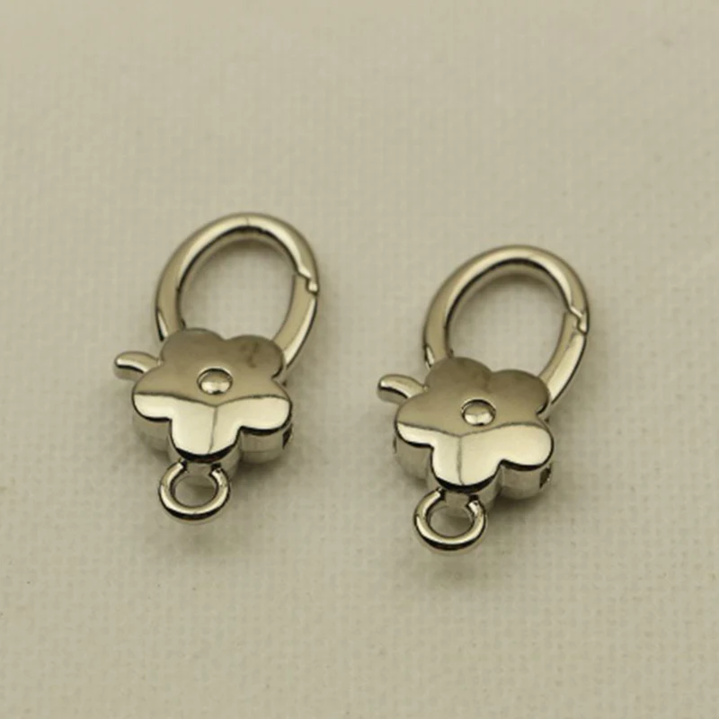 Металлический защелкивающийся крючок в форме цветка 1 шт. модная подвесная