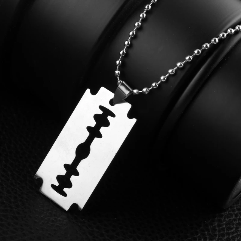 Инструменты для парикмахера ожерелье бритвы двухслойные цепочки до ключиц