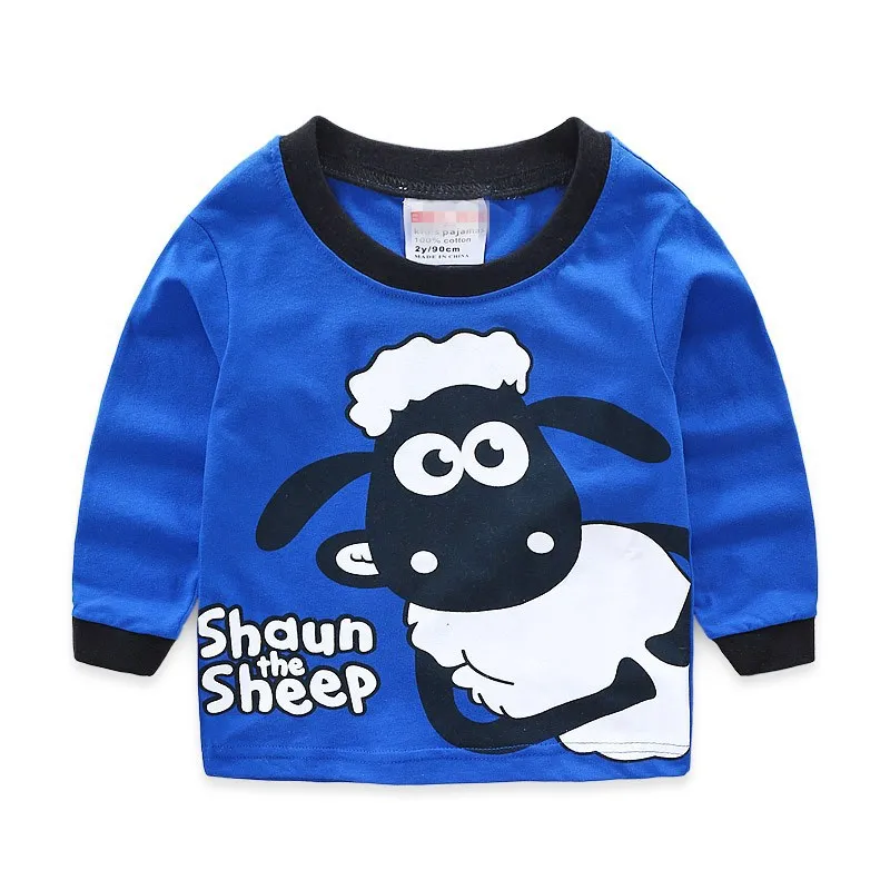 Children's Clothing Sets Boys Sleepwear Clothes Kids Sheep Pajamas Set Baby Girls Cotton Cartoon Pijamas Spring Autumn Pyjamas |