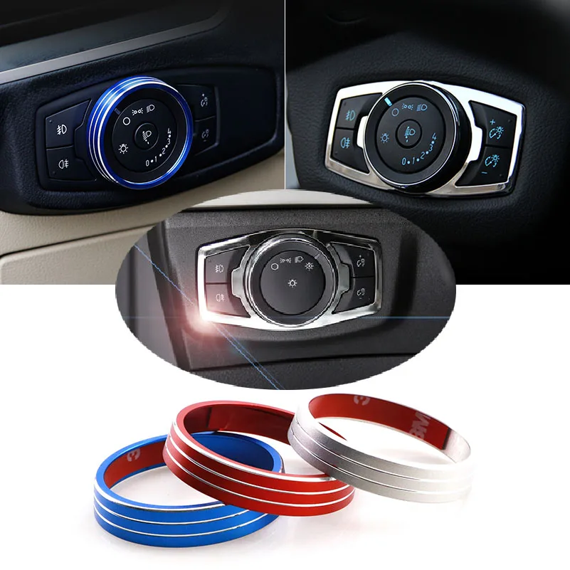 Украшение для кнопки фары Alijunda подходит Ford Focus 3 MK3 ST RS WALKER Escape Kuga Mondeo|kuga|kuga fordkuga