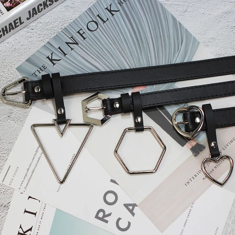 Большой Серебристый Металлический Ремень из искусственной кожи широкий пояс с