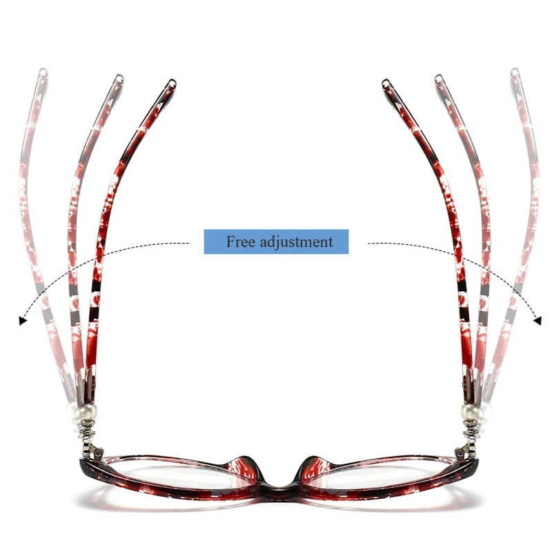 

Seemfly Reading Glasses Clear Anti-blue Light Men Women Fashion Pattern Hyperopia Eyewear Readers + 1 + 1.5 + 2 + 2.5 + 3 + 3.5