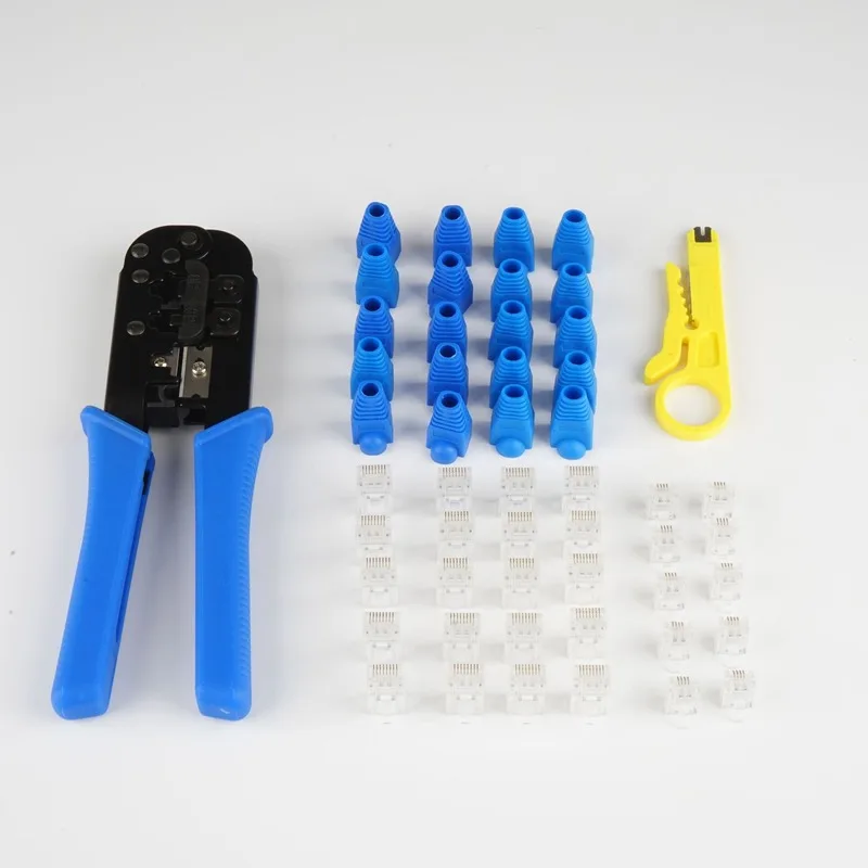 4P2C/4P4C RJ22 6P2C/6P4C/6P6C RJ11 8PPC RJ45 набор для обжима проводов обжимной инструмент с резцом 2
