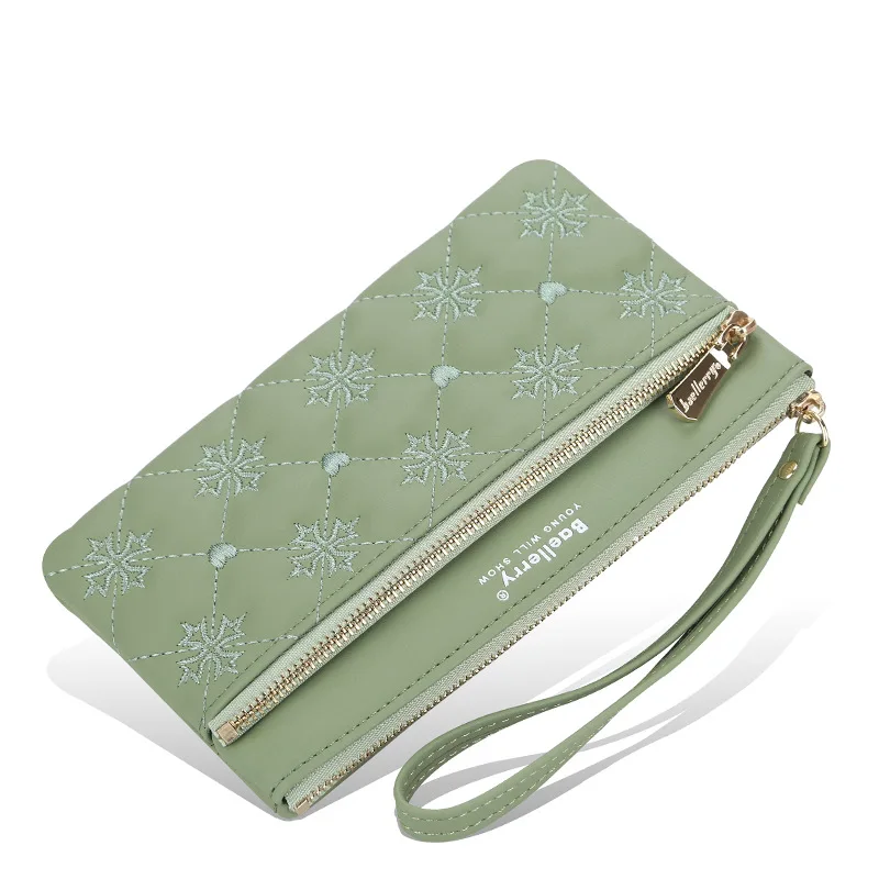 

Women PU Leather Cellphone Clutch Multi-functional Coin Purse Card Long Wallet 7Z