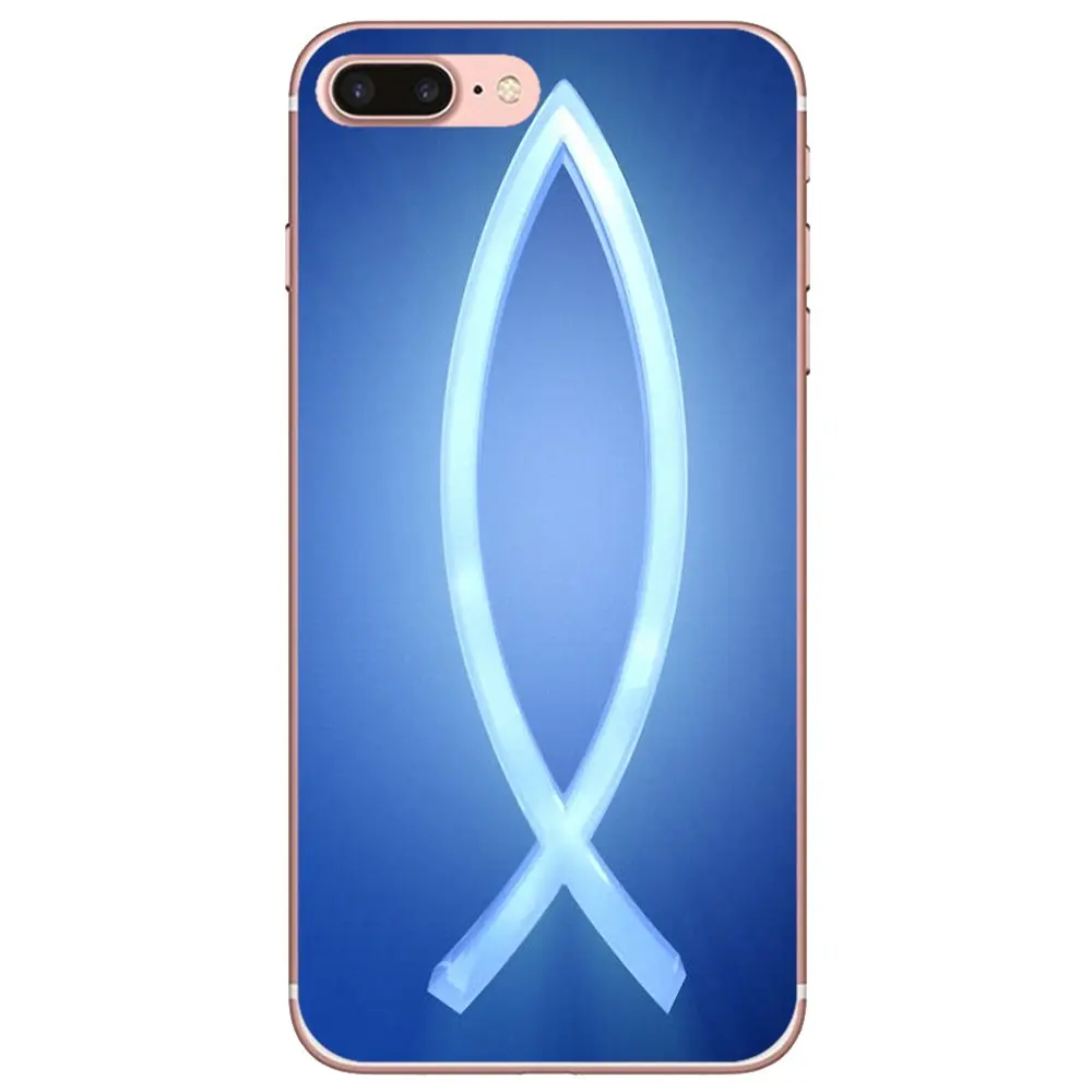 Мягкий чехол с изображением символа Креста рыбы для Xiaomi Redmi Note 10 10s 3S 4 4X 5 6 6A 7 8 8T 7A 9