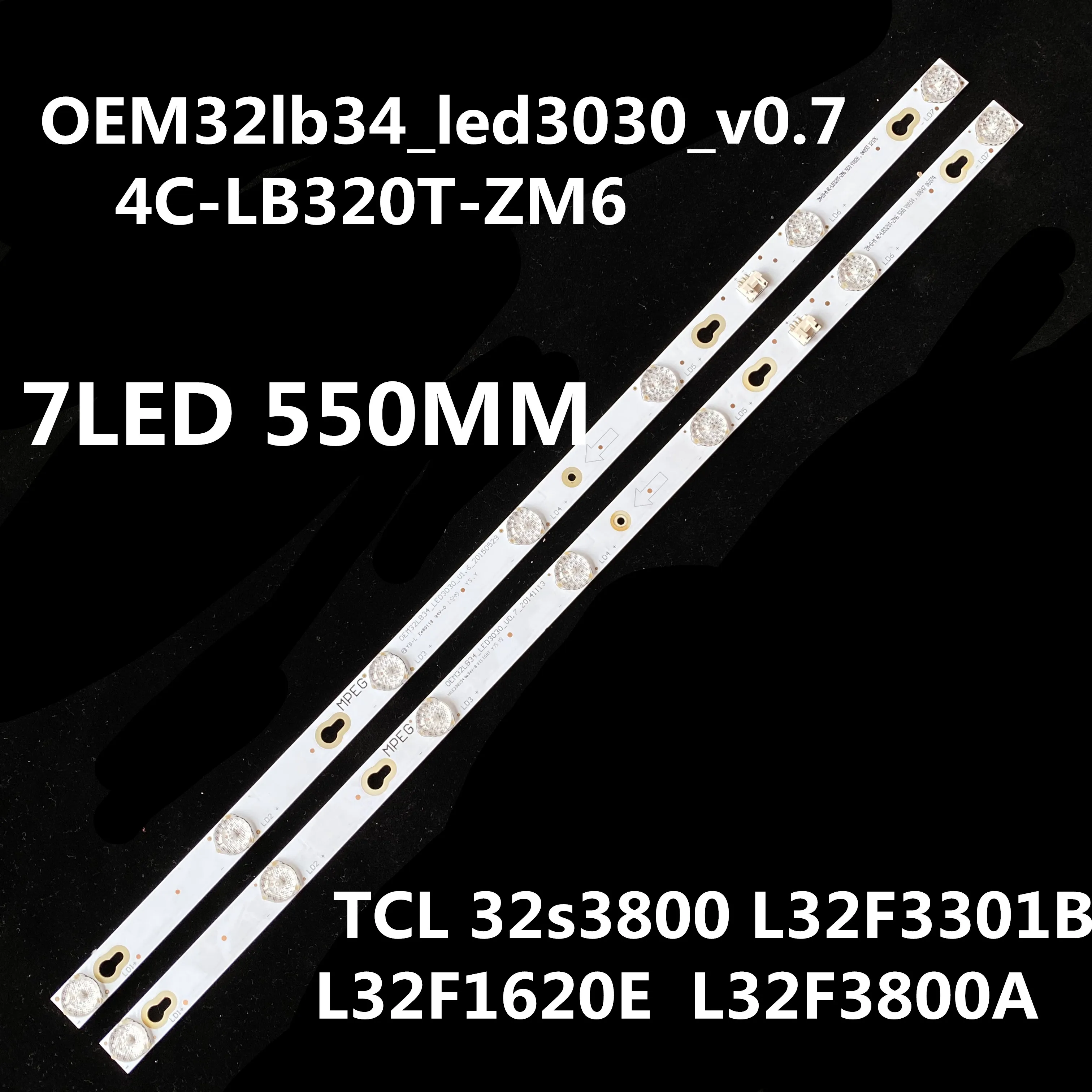 Светодиодный фонарь для TCL 32s3800 L32F3301B L32F1620E L32F3800A L32F1680B L32F1610B OEM32lb34 _ светодиодный 3030