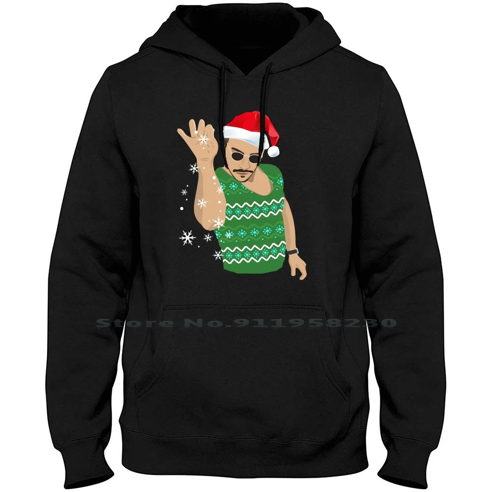 

Рождественская толстовка Santa Bae для мужчин и женщин, свитер с капюшоном, 6XL, большие размеры, хлопок, Санта Клаус, уродливый, темный Сан-Даб, Bae ...