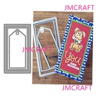 jmcraft new rectangle border background 10 metal cutting die for scrapbooking practice hands on diy album card handmade tool