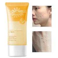 exfoliating gel facial cleanser cleans grease dirt oil control repairs evens skin tone tightens pores anti acne skin care 60g