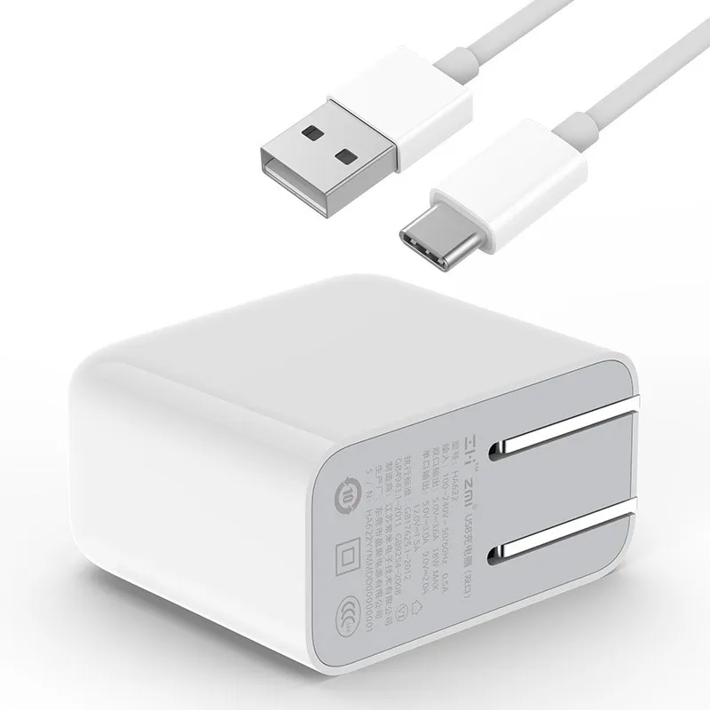 Зарядное устройство ZMI Fast Charging QC3 2 USB (HA622) (белый) Разъем x вход 100 240V ~50/60 Hz Быстрая F