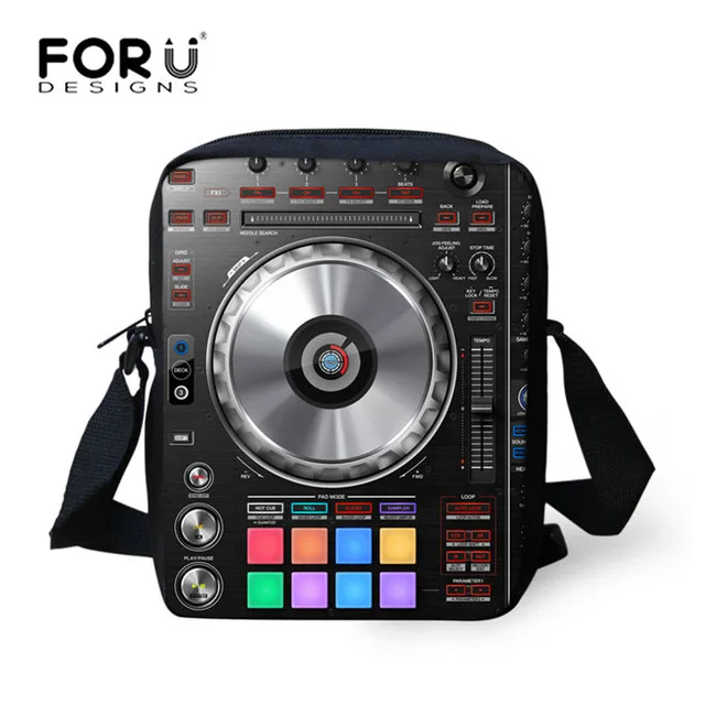 FORUDESIGNS/панк громкоговоритель печать школьные сумки для мальчиков, детская школьная сумка, Детский Школьный рюкзак 3 шт./компл. Детские книжные сумки ручка Mochila - Цвет: W3002E