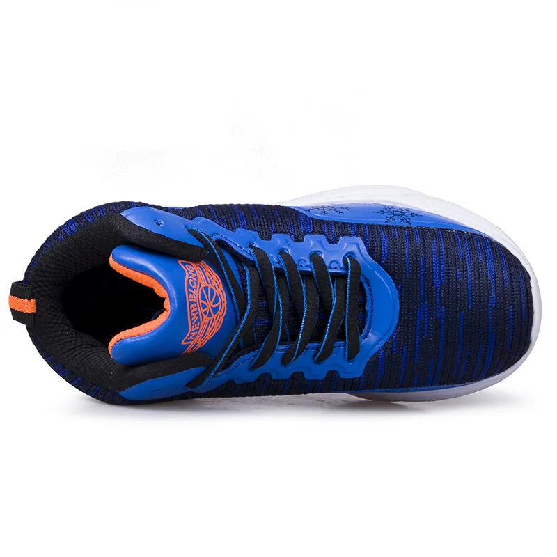 Высокие Детские баскетбольные кроссовки Jordan с сеткой дышащие для мальчиков 2020