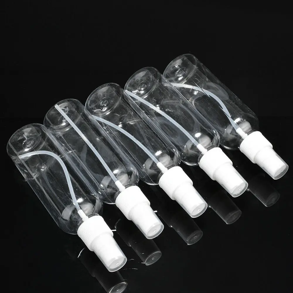 

5PCS 100ml Empty Plastic Spray Mist Bottles Refillable Bottle Perfume Atomizer Cosmetics Small Spray Bottle