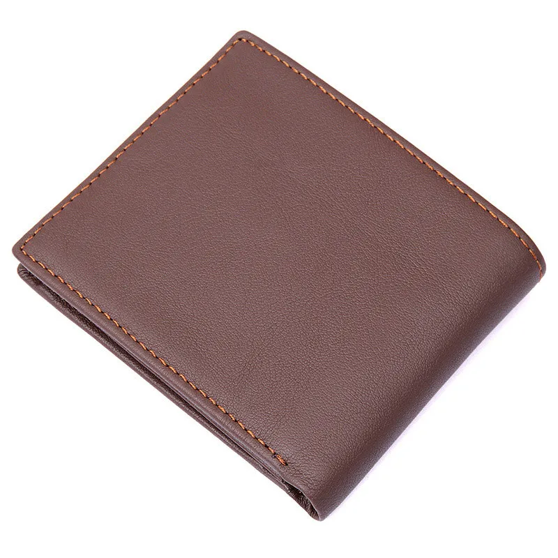 

BISI GORO Vintage Genuine Leather Men's Wallet Hasp Coin Purse Credit id Card Holder 2021 Business Casual Money Bag Money Clips