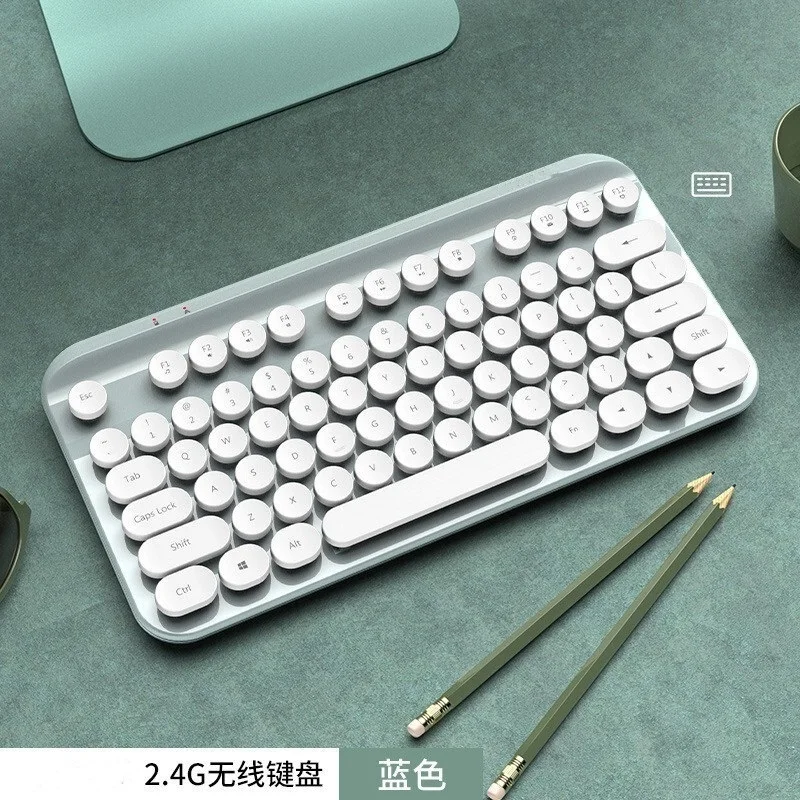 

Беспроводная Бесшумная клавиатура с интерфейсом USB, 75 клавиш, 2,4 ГГц