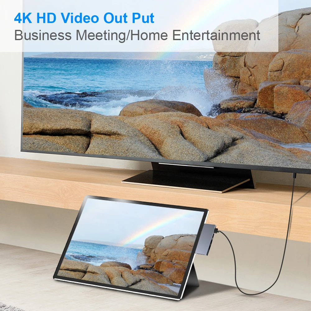Usb 3 0 кардридер концентратор 4K HDMI Мульти USB сплиттер USB3.0 адаптер для SD/TF micro SD Microsoft