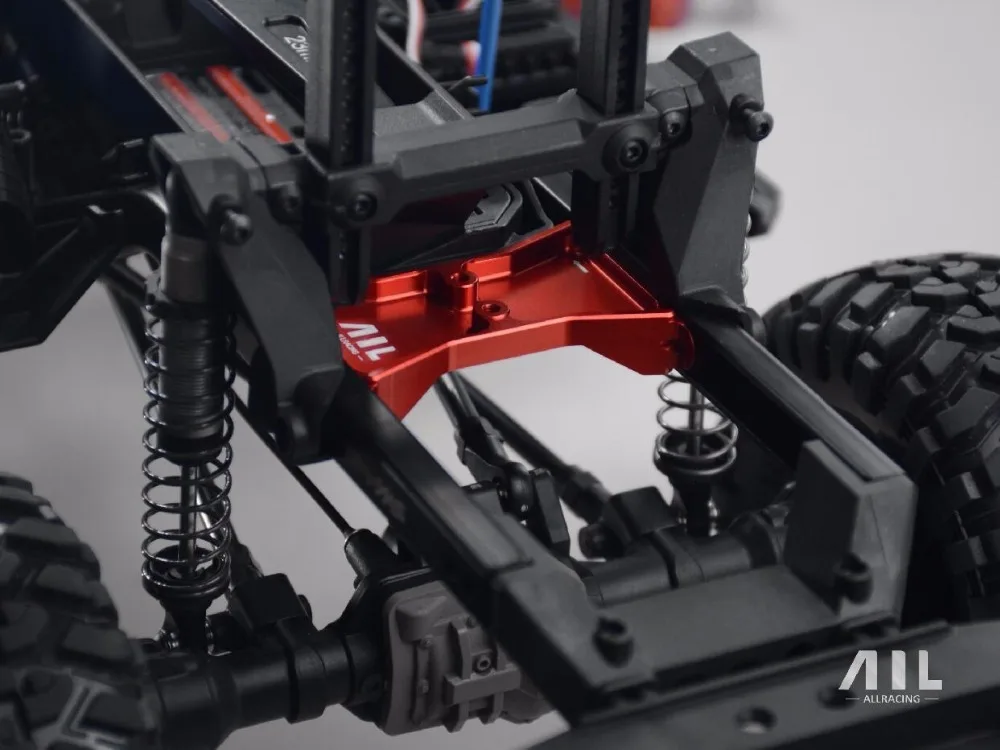 ALLRC 6061 CNC алюминиевый сплав металл Дополнительное обновление заднего луча фиксированные подкрепления для trax trx 4 гусеничный rc части автомобиля