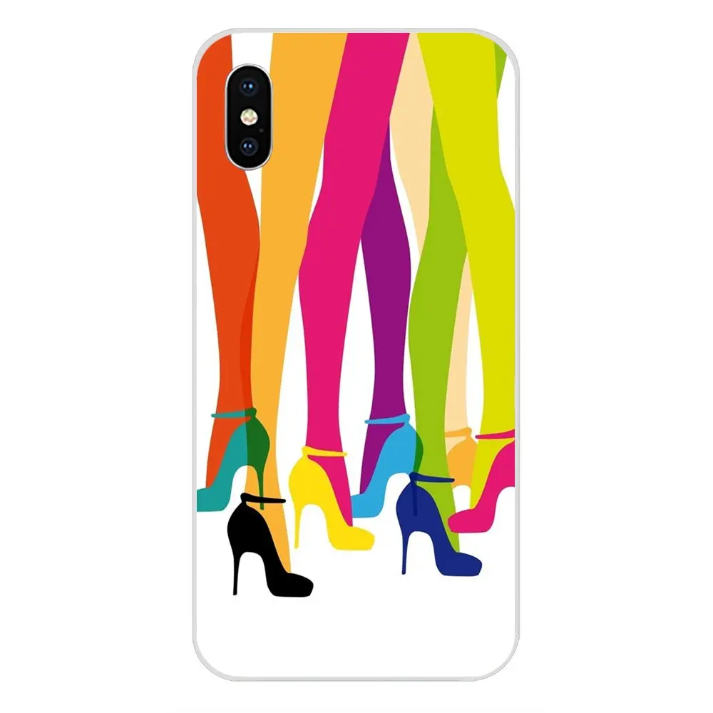 Красные туфли на высоком каблуке новые чехлы из ТПУ для Huawei Nova 2 V20 Y3II Y5 Y5II Y6 Y6II Y7 Y9 G8