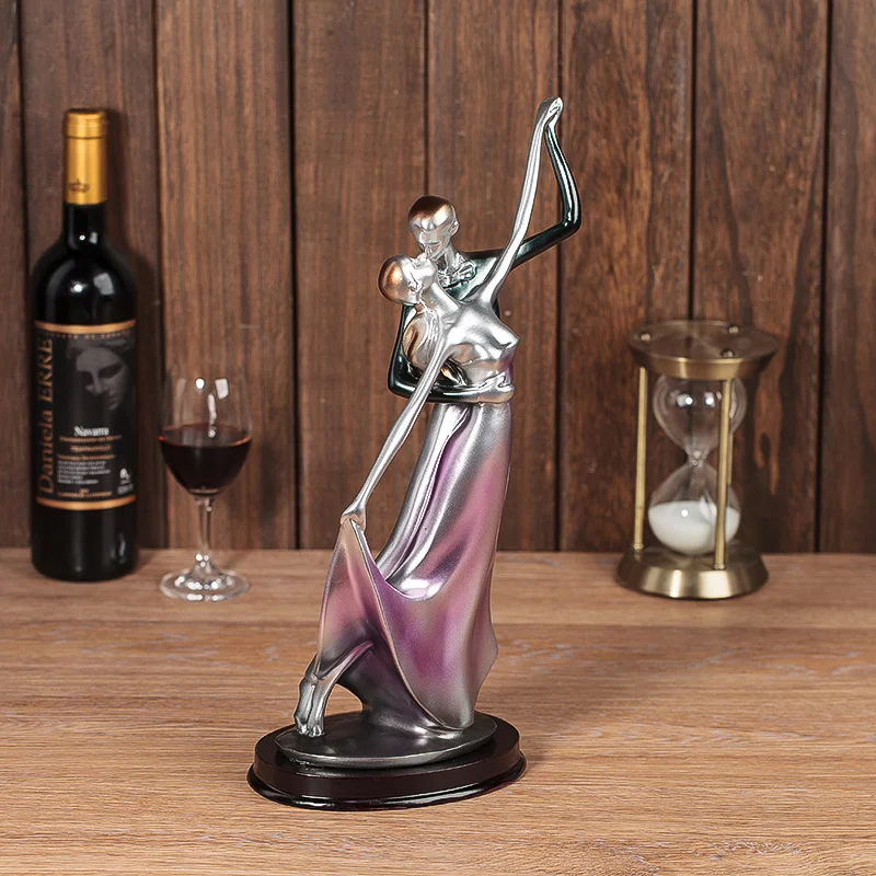 Парные персонажи гостиной Витрина украшение дисплей свадебные подарки фигурка