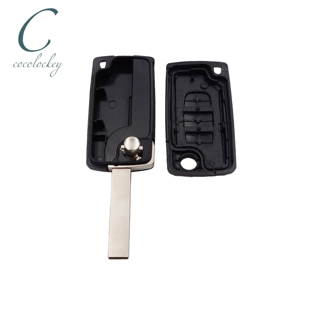 Cocolockey 3 кнопки флип чехол для дистанционного ключа от машины в виде ракушки