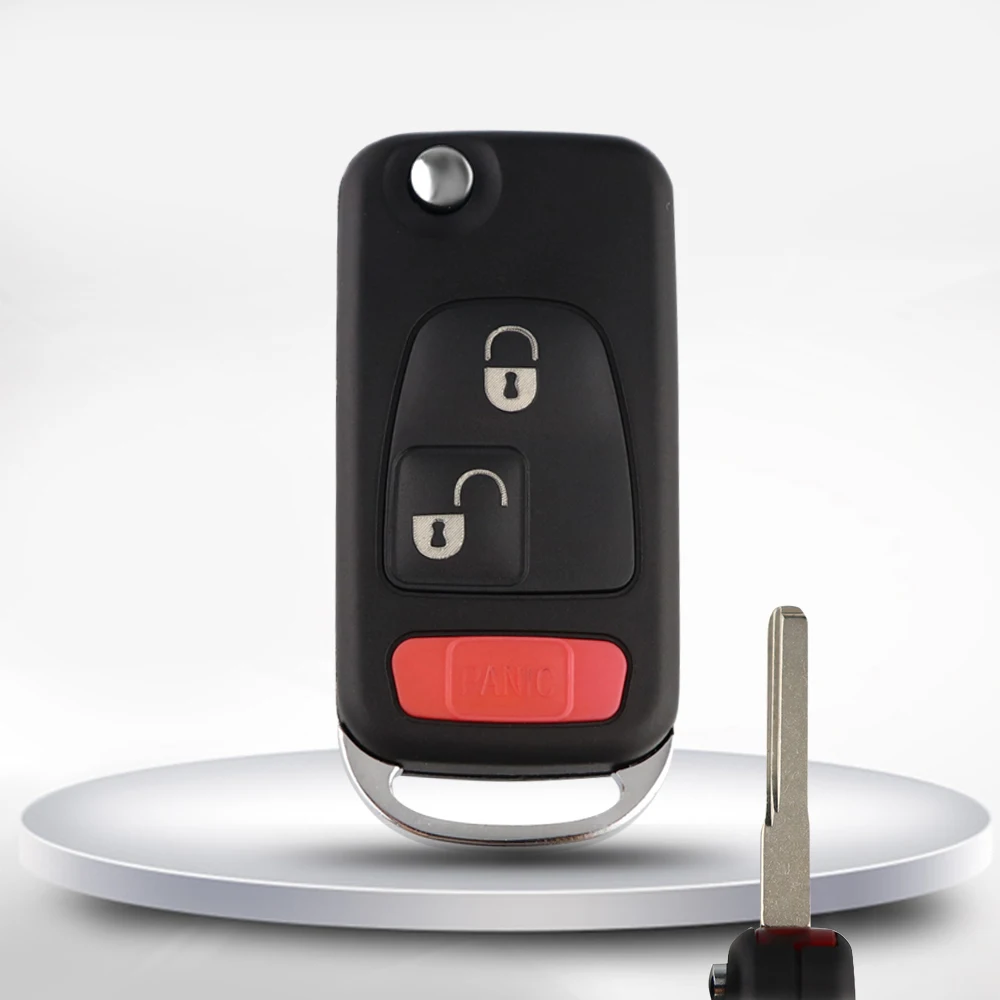 YIQIXIN для Mercedes Benz C E ML S Dodge Sprinter флип-чехол для ключей с дистанционным управлением, пустой чехол для ключей, сменный держатель, лезвие